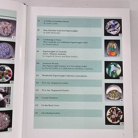 Annual Bulletin Of The Paperweight Collectors Association Inc. 2013 - Picture 8 of 8